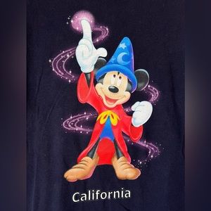 Disney Fantasia Sorcerer Mickey Mouse double sided shirt